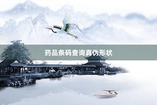 药品条码查询真伪形状